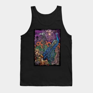 Stormy Peacock Tank Top